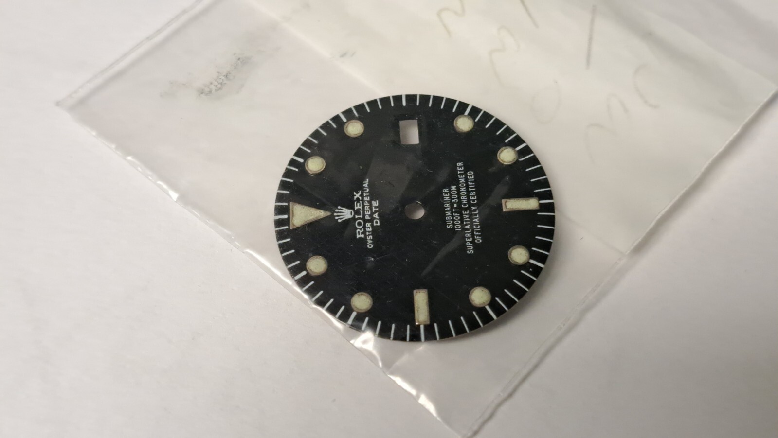 Original Rolex Submariner 16613 16618 16803 BLACK AND WHITE Watch DIAL DATE, SWI