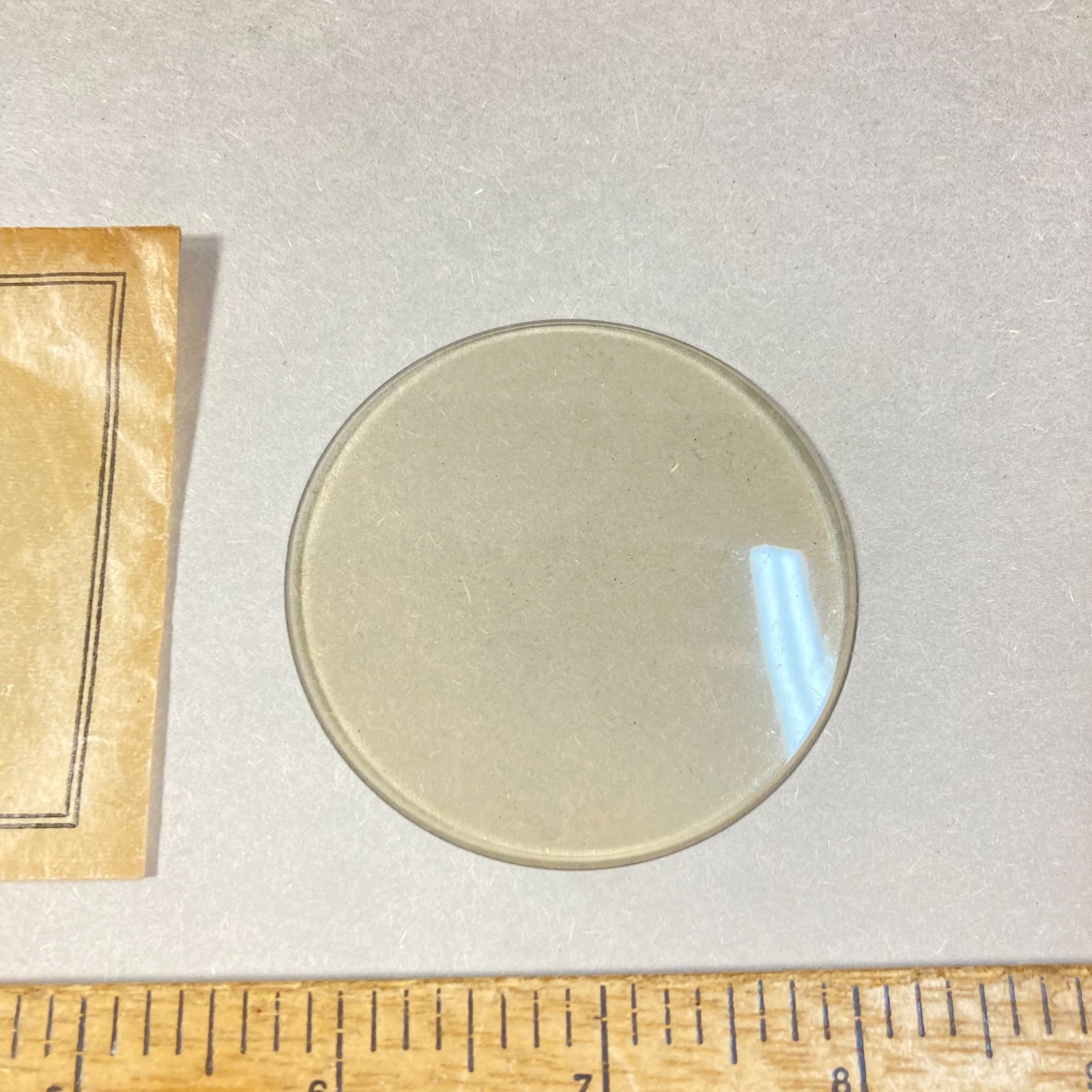 Vintage G.S. Flexo Plastic Crystal 2 1/2″ Size 81 Watch Repair USA