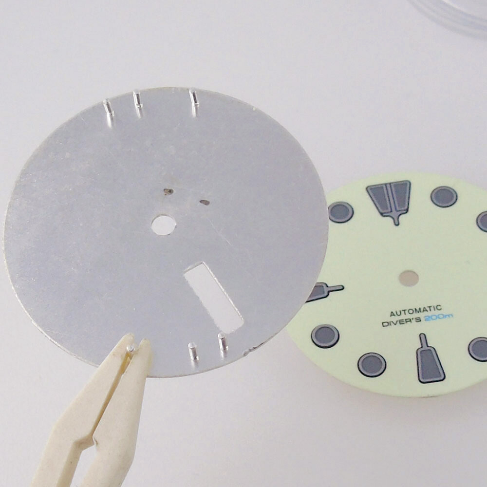 Full Green Luminous 29mm Watch Parts Fit Automatic NH35A NH36A Creamy Dial Hands