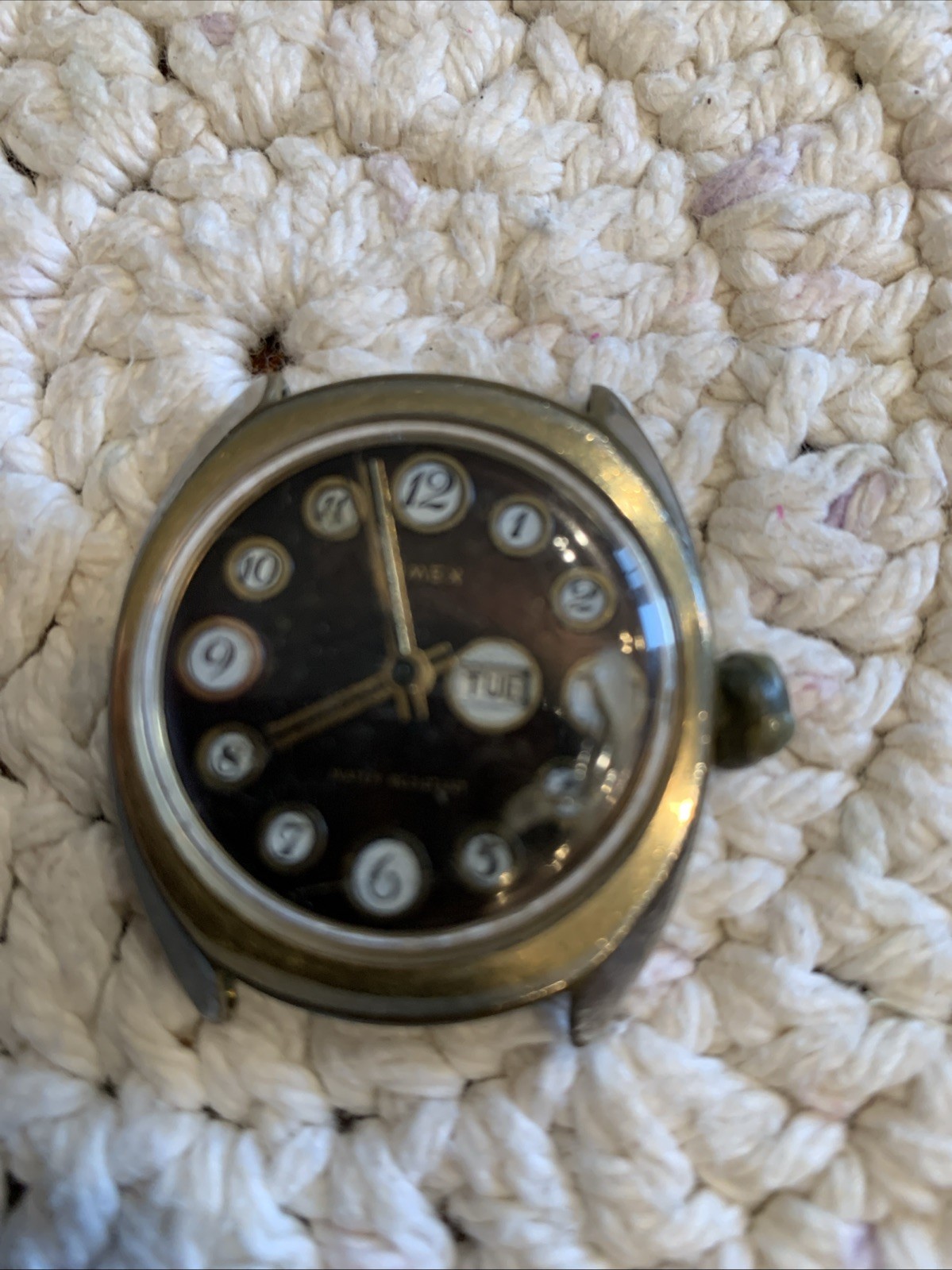 VINTAGE MEN WRIST WATCH SALE FOR PARTS TIMEX TELEPHONE Great Britain