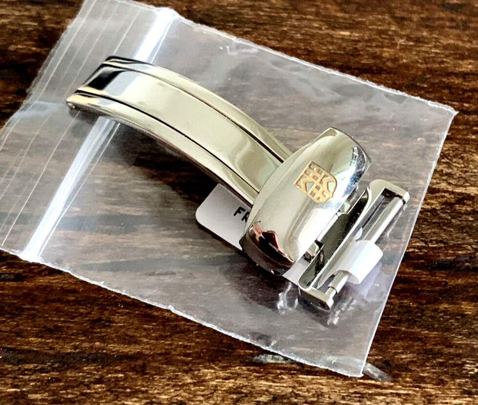 Frederique Constant Watch 16 mm Folding Clasp Buckle 2-Tone Polished S/Steel OEM
