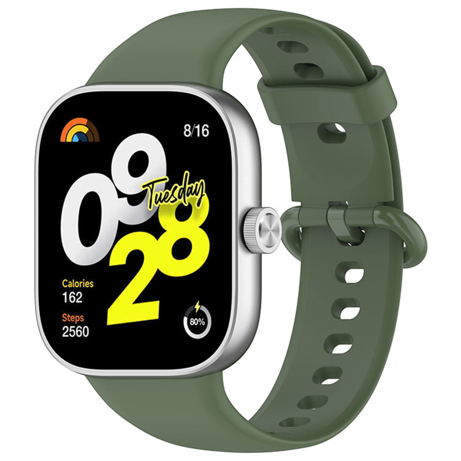 Silicone Head Grain Watch Strap Part for Redmi Watch4