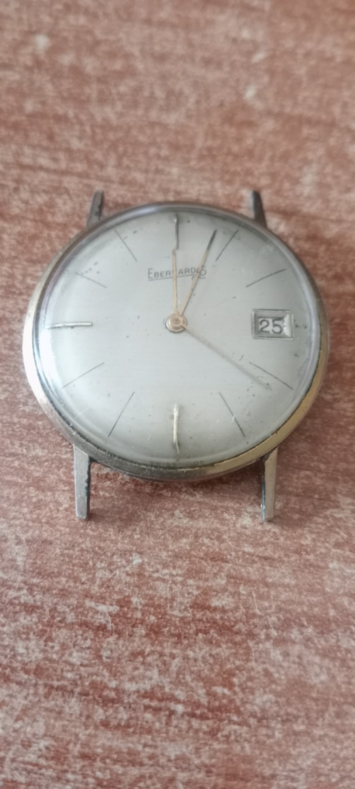 Eberhard ref. 11101 Plated Gold Cal. 263-12 (Not Running)