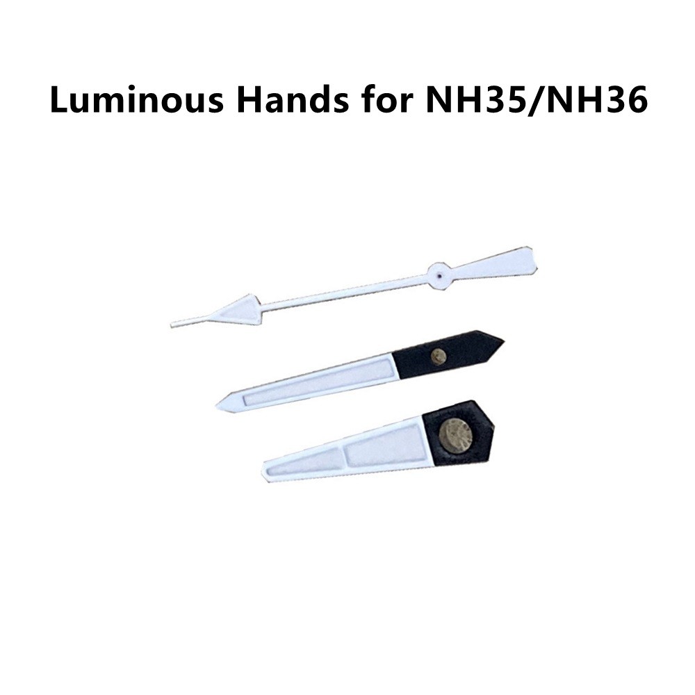 Luminous Watch Hands Set For NH35/NH36 Watch Movement Upgrade Replace Parts