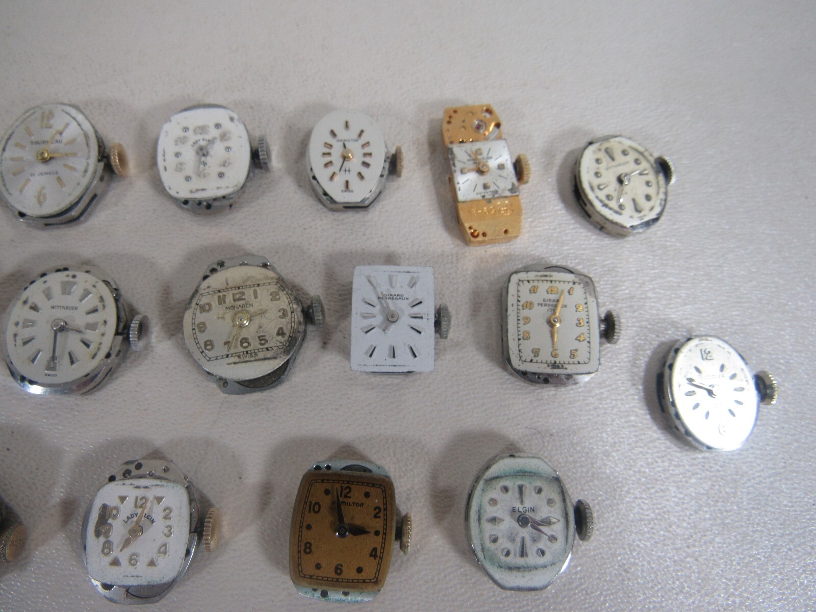 21 Misc. Mechanisms Mechanical Movements Parts Only for Lady’s Wristwatches