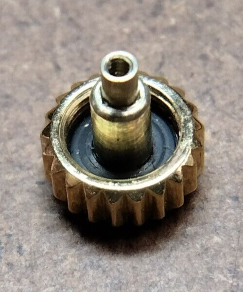 SCREW DOWN CROWNS TO FIT ROLEX WATCHES 6.0mm & 5.3mm SS & YELLOW GOLD PLATE NOS