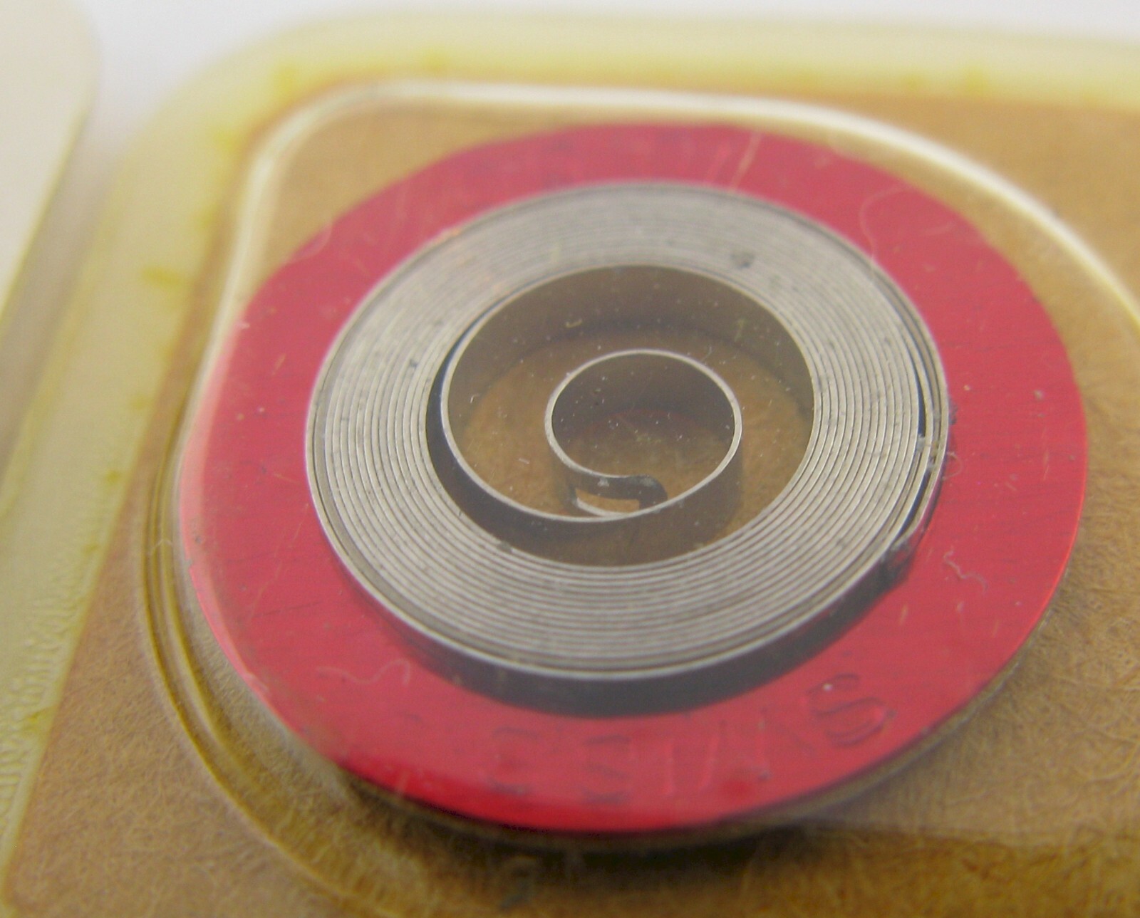 Wittnauer D11AE mainspring for automatic watch part #771 * white alloy *