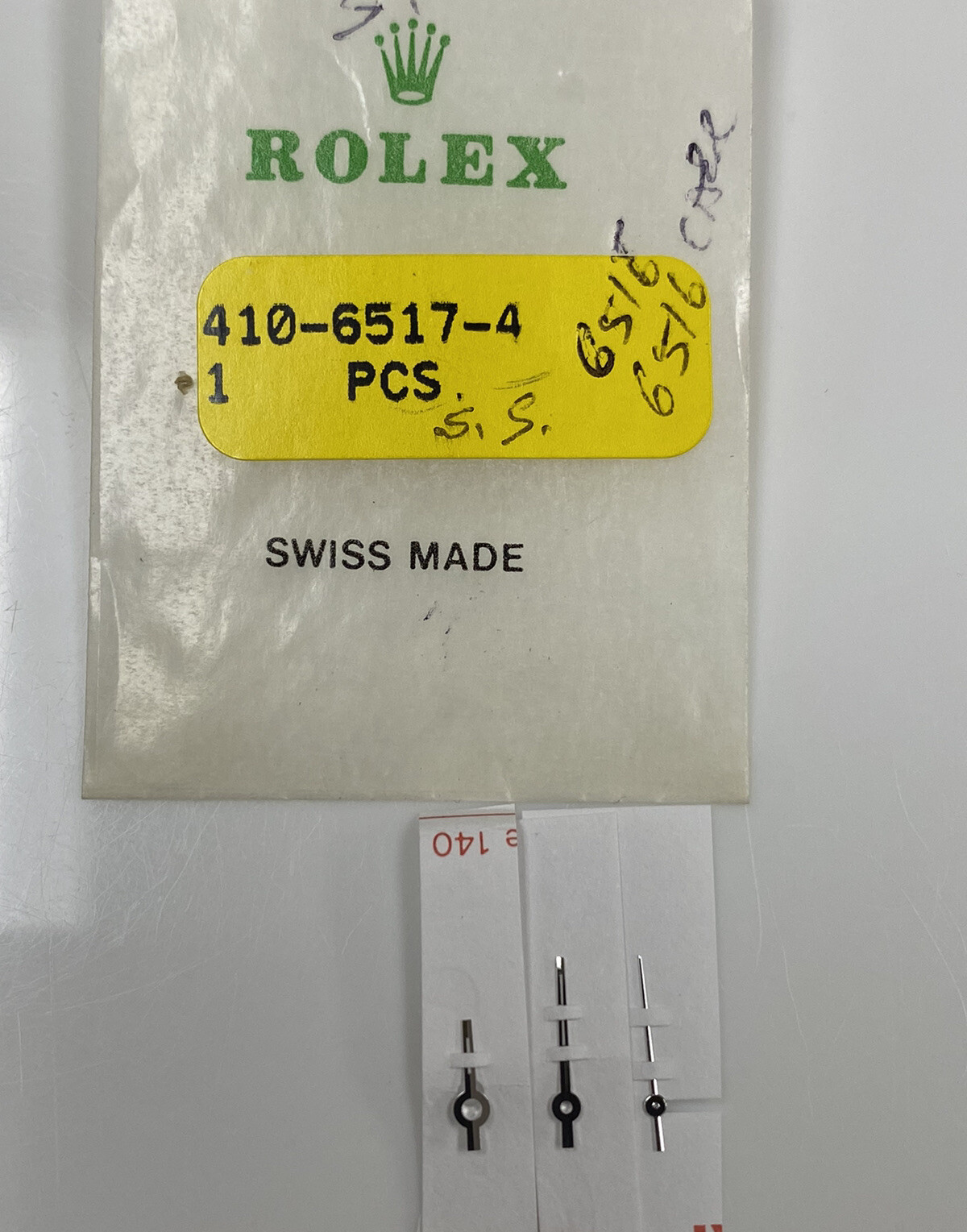 Genuine Rolex Oyster Perpetual Date 6516 6517 6519 Cal 1161 1130 Silver Hand Set