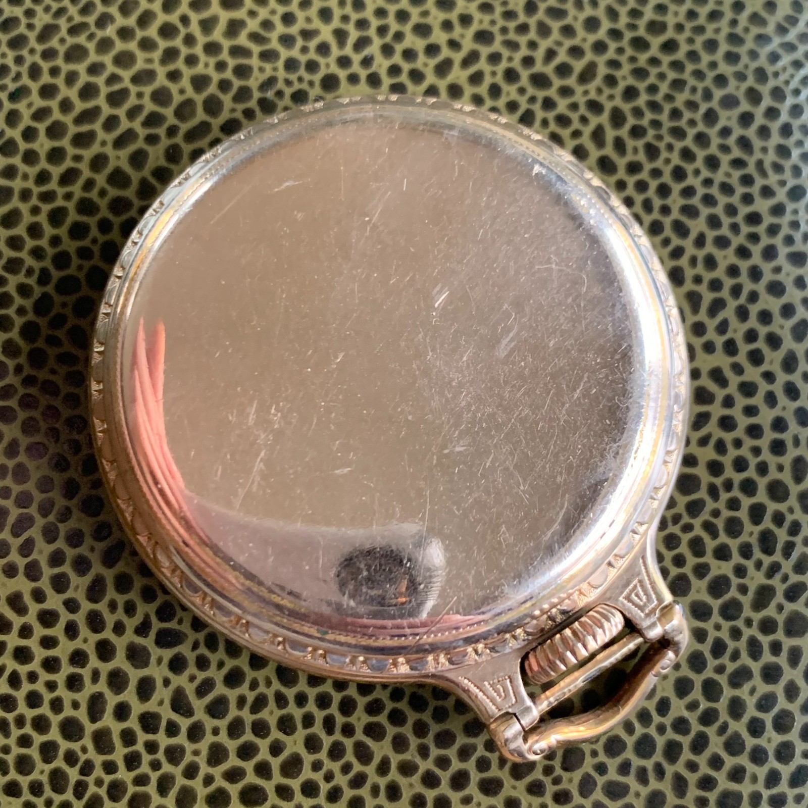 Wadsworth 10K Gold Filled BOC Railroad Case Fits Hamilton Pocket Watch #2