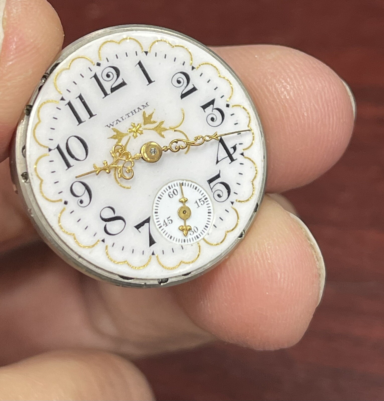 Circa 1918 Elgin Grade 286 Model 2 Movement 6s Size For Parts Or Repair..TJ221