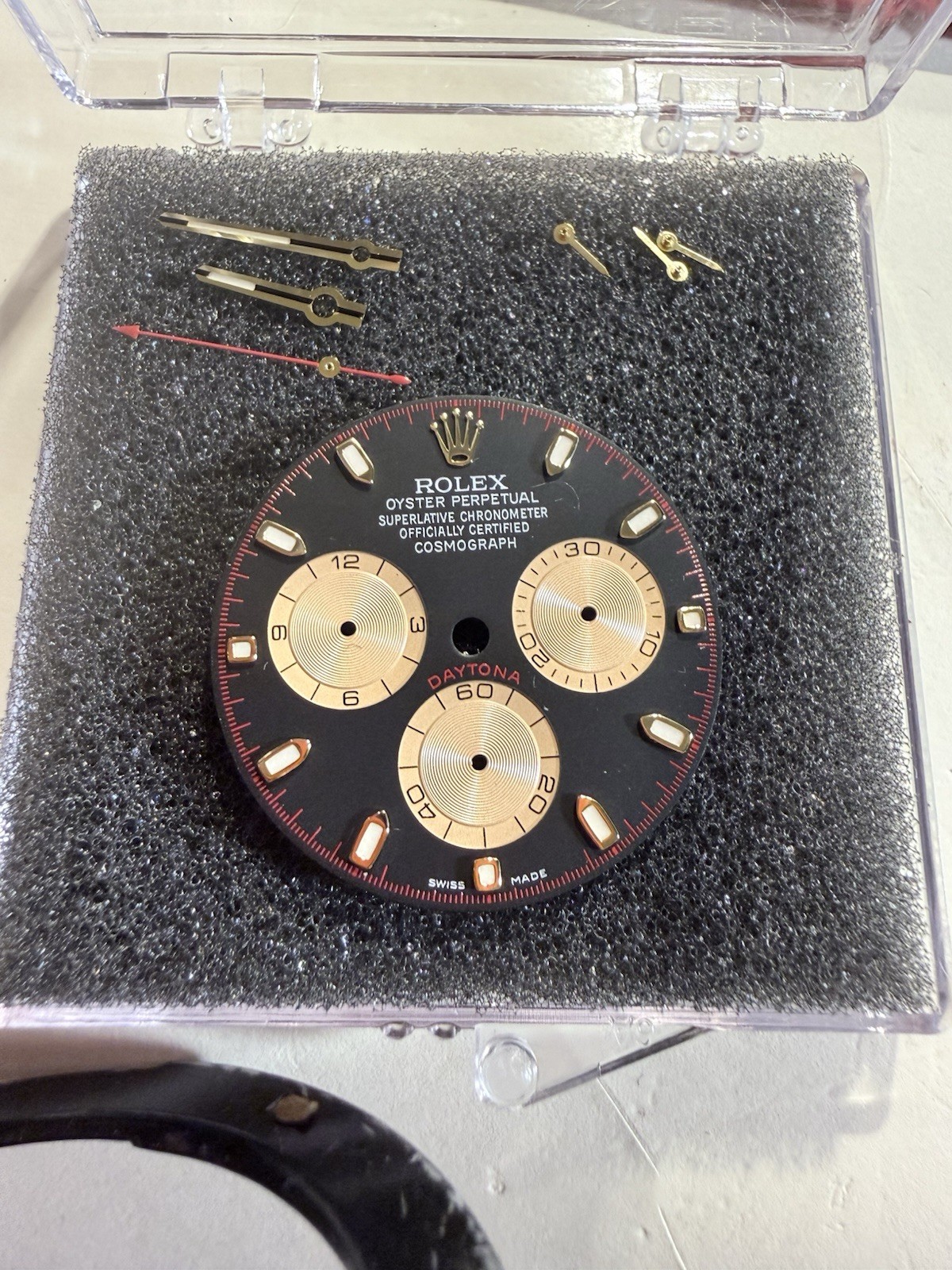 Custom Dial Fits Rolex Daytona 116508 126508 With Hands High-Quality