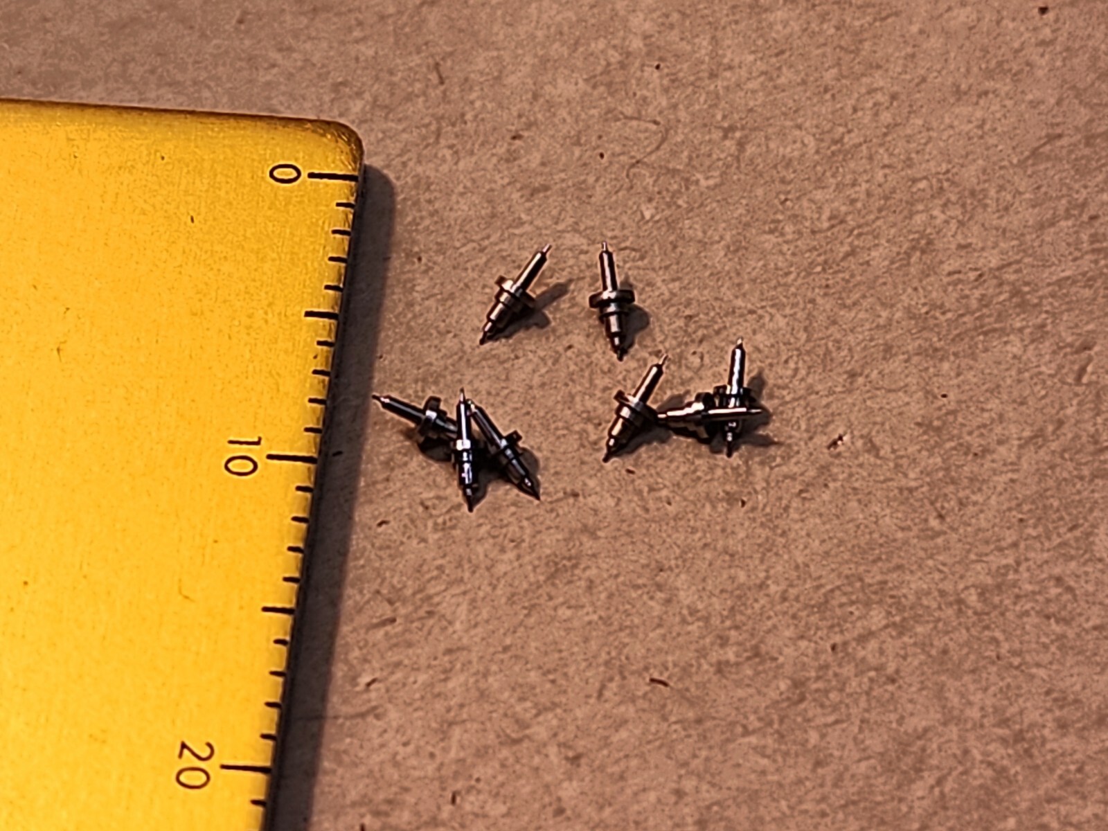 Lot Of 8 NOS Elgin 0s & 3/0 Balance Staffs