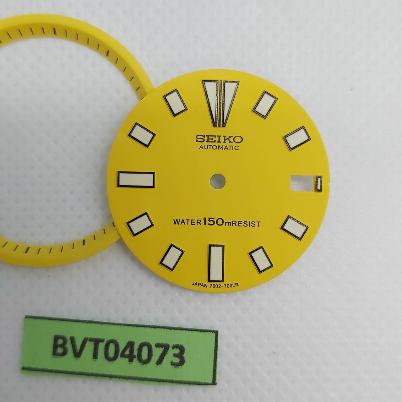 NEW AF SEIKO YELLOW DIAL MINUTE TRACK SET 7002 7000 SUPERLUME WATCH BVT04073