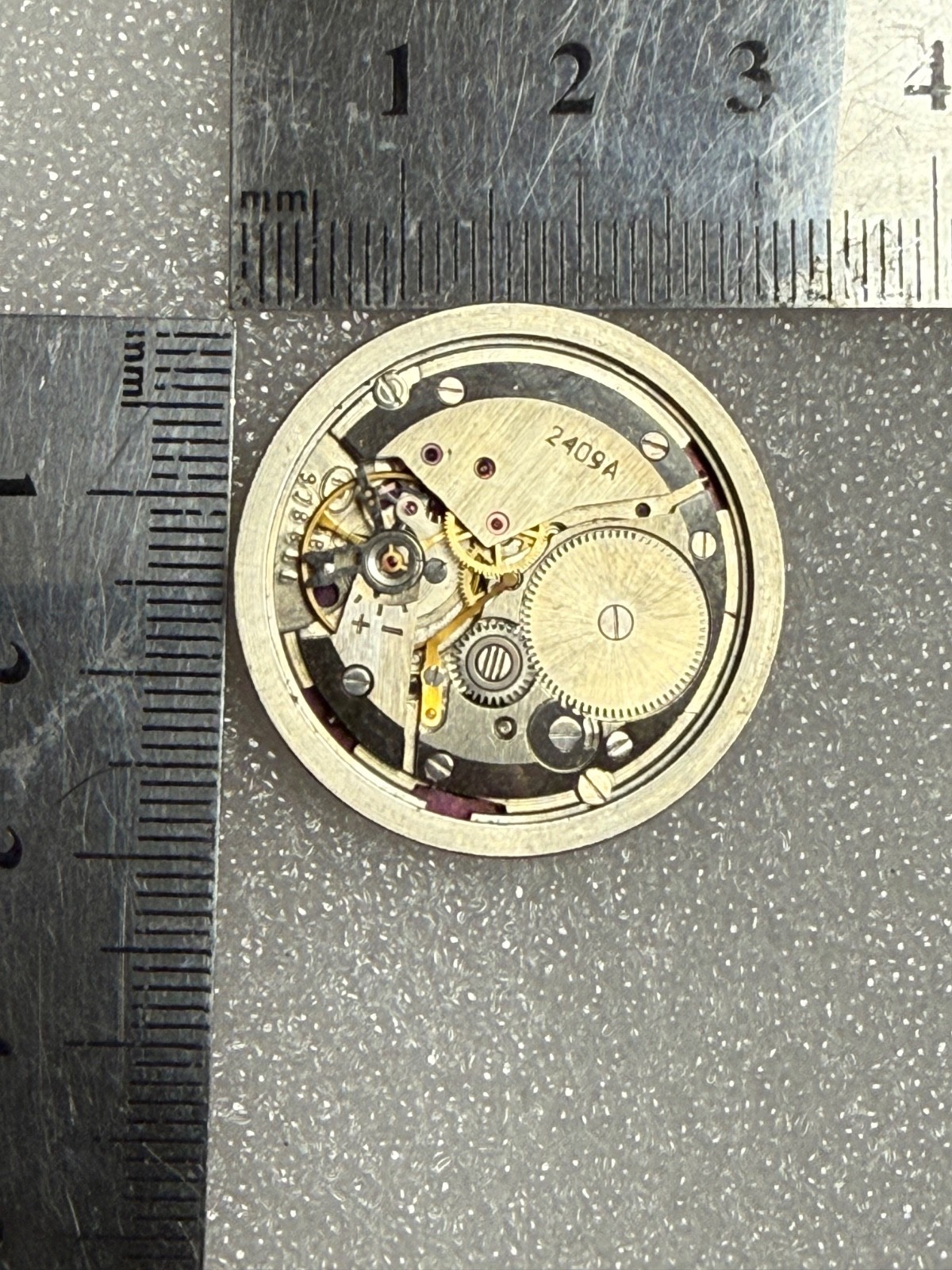 Watch movement USSR Vostok Cal.2409A plus Dial.For parts.