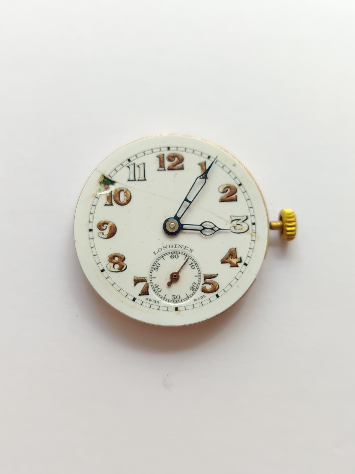 Vintage Longines 12.68Z manual wind movement With Dial – Working (R-2730)