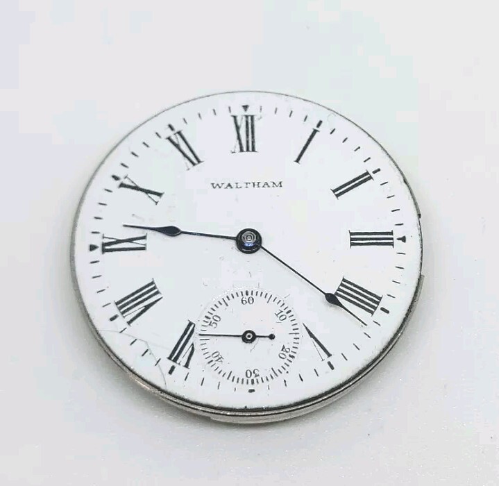 1903 Waltham Model 1891 Grade Seaside 7J 0s Pocket Watch Movement For Repair
