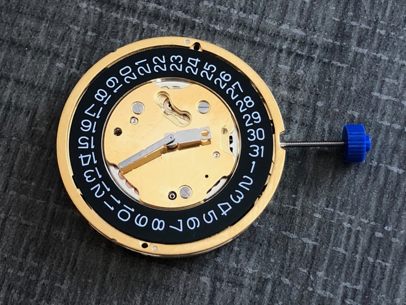 Ronda 5040D quartz chrono watch movement date at 4 o’clock new see description
