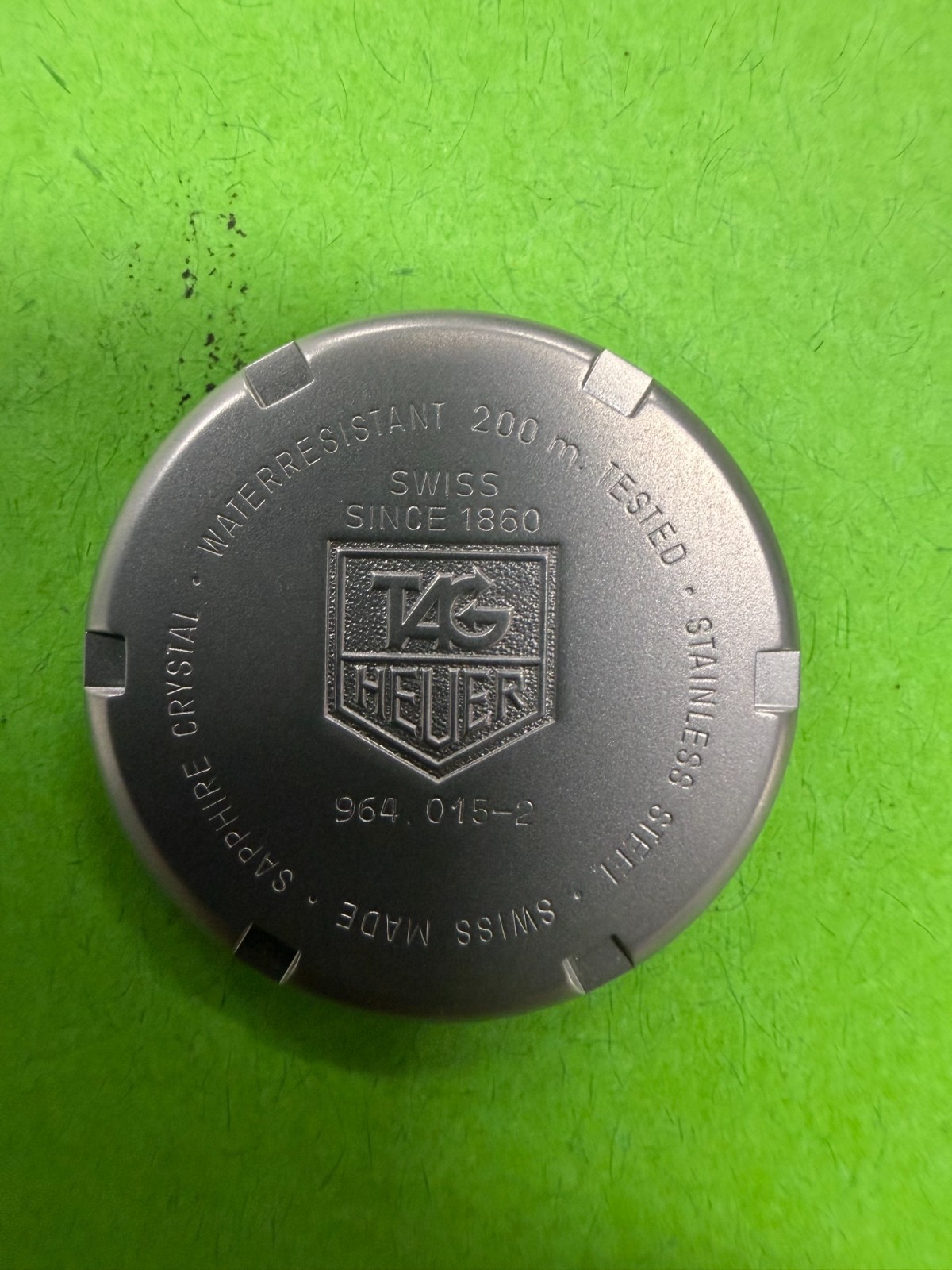 Tag Heuer 964.015-2 Case Back Genuine New Swiss Made