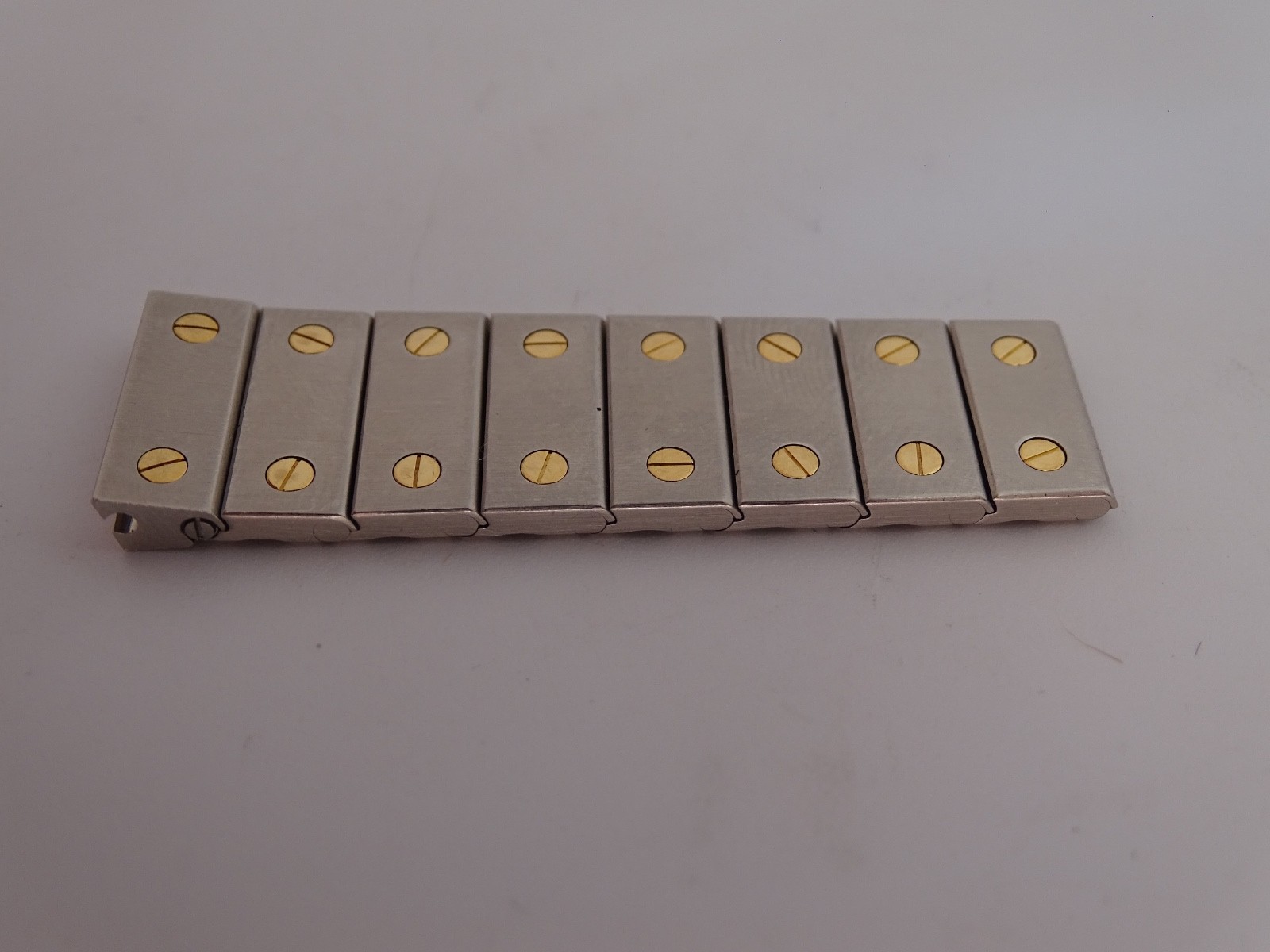 Cartier Santos Section of Links 18k Gold and Steel 16mm End Original