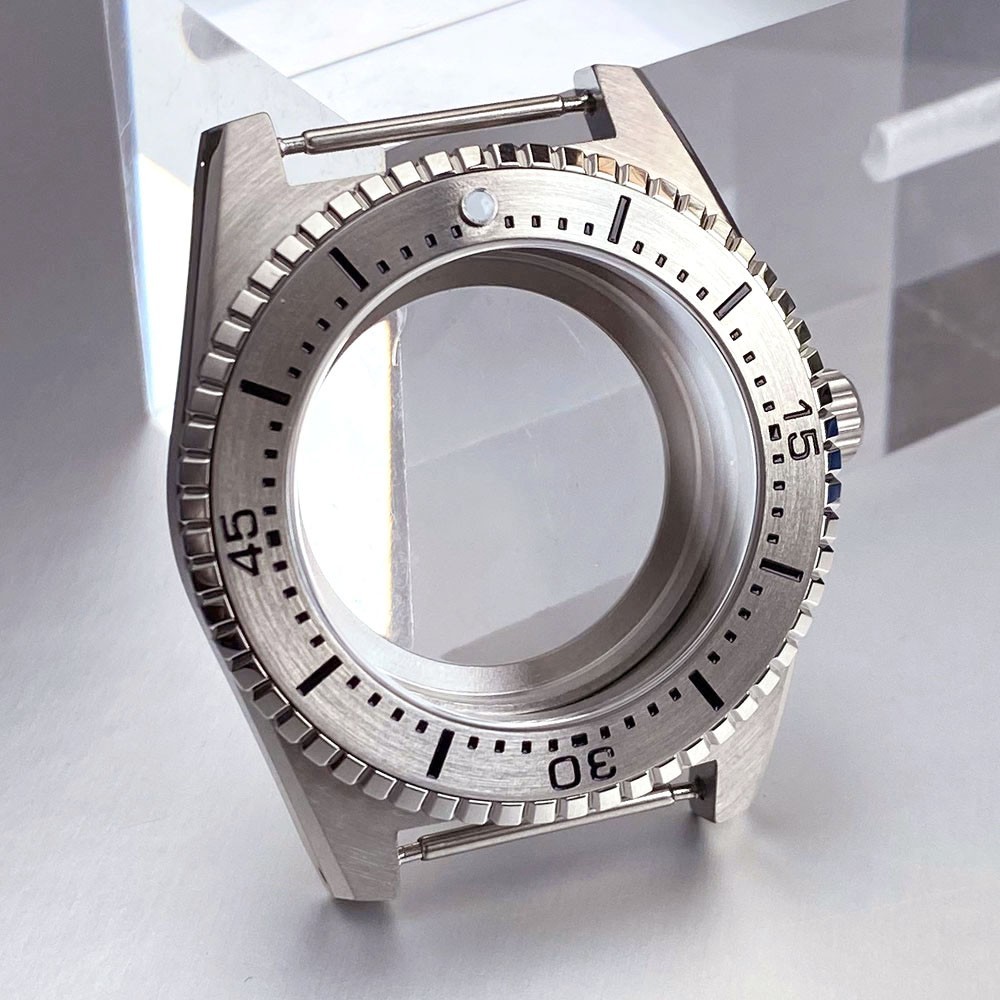 40mm Stainless Steel 20ATM Watch Case Sapphire Glass Fit NH35 ETA2824 Movement