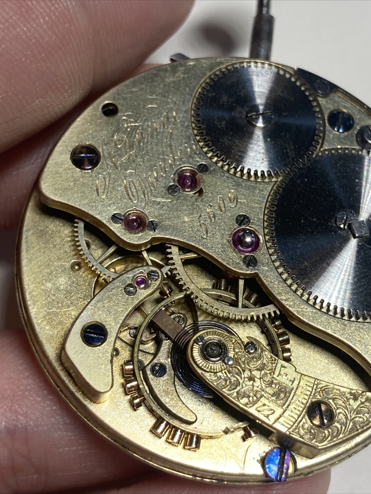 Collectible Rare A. LANGE & Sohne DRESDEN Men’s Pocketwatch Movement