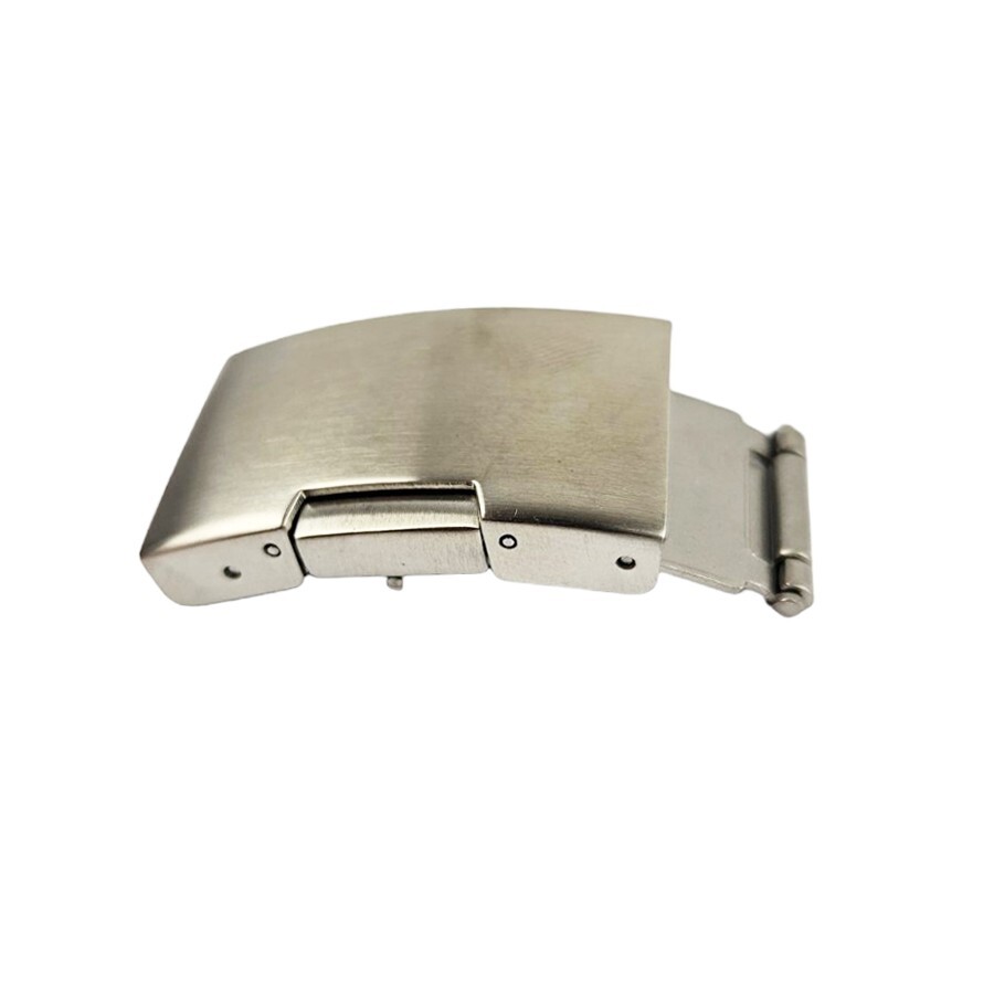 Stainless steel folding clasp with 2 push buttons for metal bracelets 20mm/ 22mm