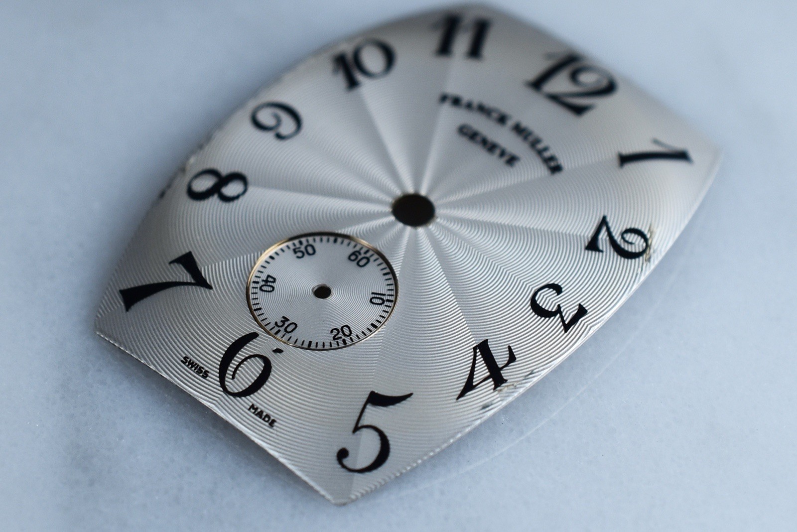 FRANCK MULLER Cintré Cuvex White Enamel Dial for models 2850 or 2851 Vintage