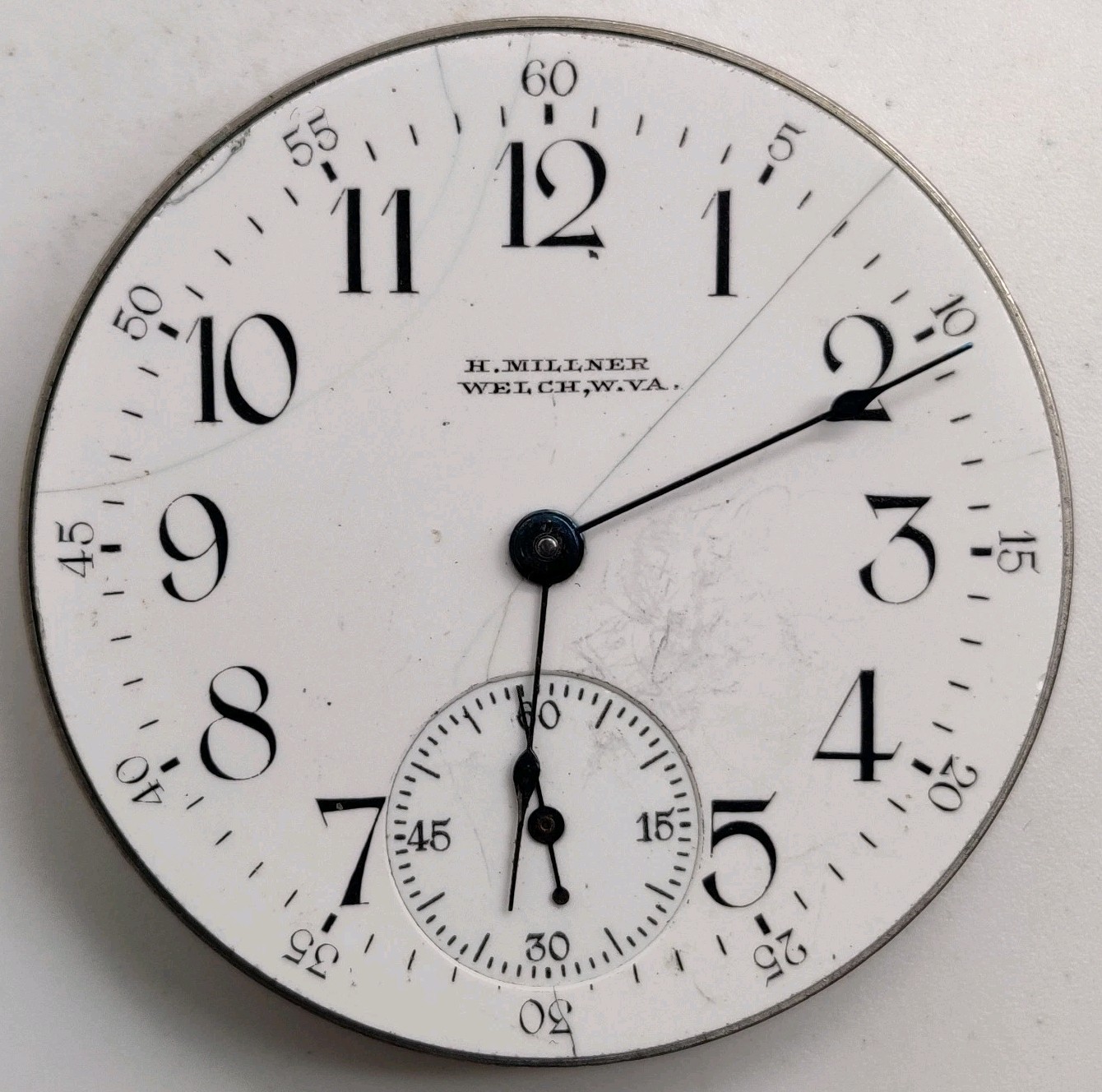 Vintage Equity Watch Co. High Grade 15 Jewel 16S Pocket watch movement running