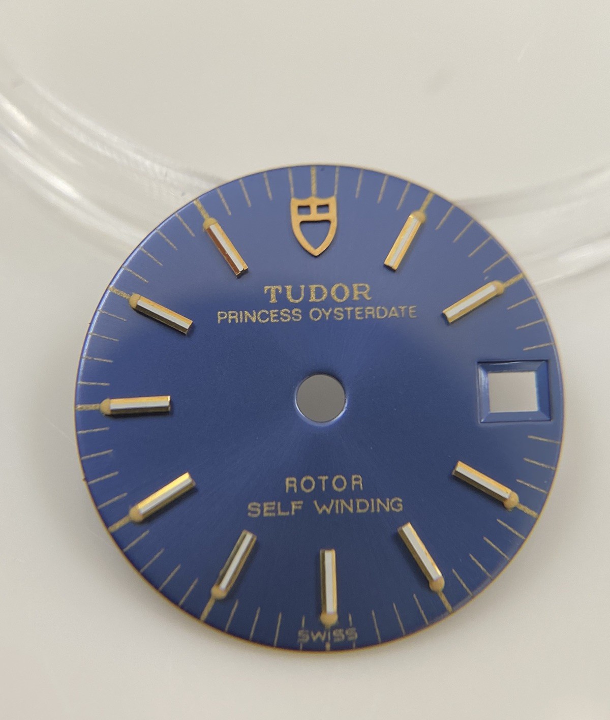Genuine Tudor Prince Oysterdate Rotor Blue/Gold Cal. ETA 2651/2671 Ladies Dial