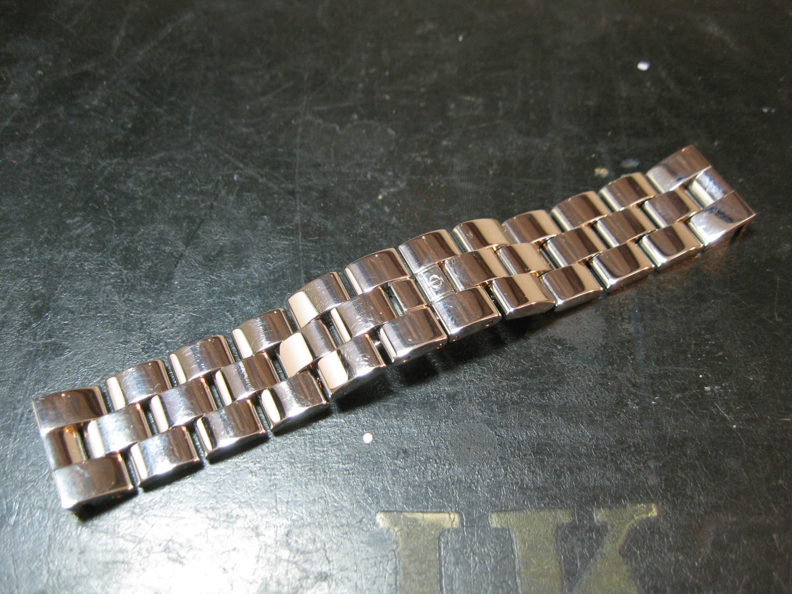 Genuine 18 mm Baume et Mercier Stainless Steel Watch Band! strap belt SHORT!