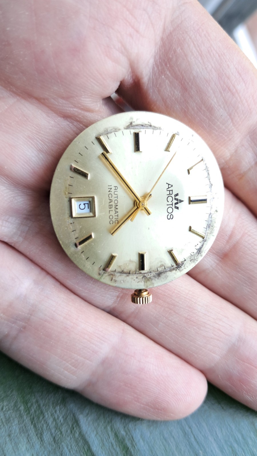 Arctos automatic ETA 2783 NON Working for parts or repairs