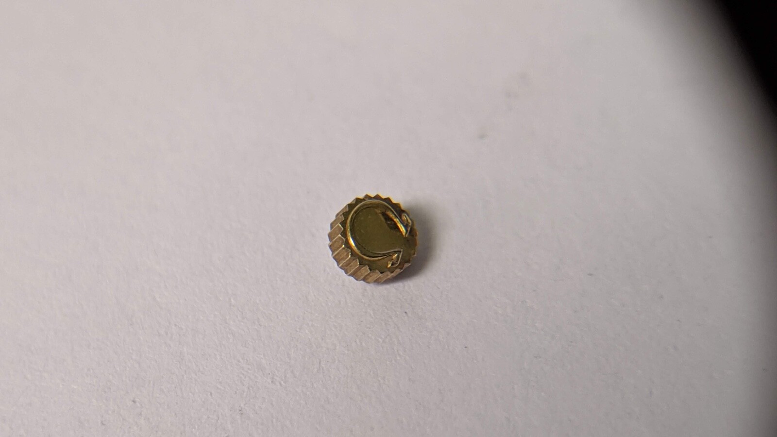 Omega CROWN Yellow, approx 2.9mm diameter tap 10 (0.90mm for stem, tested) (tiny