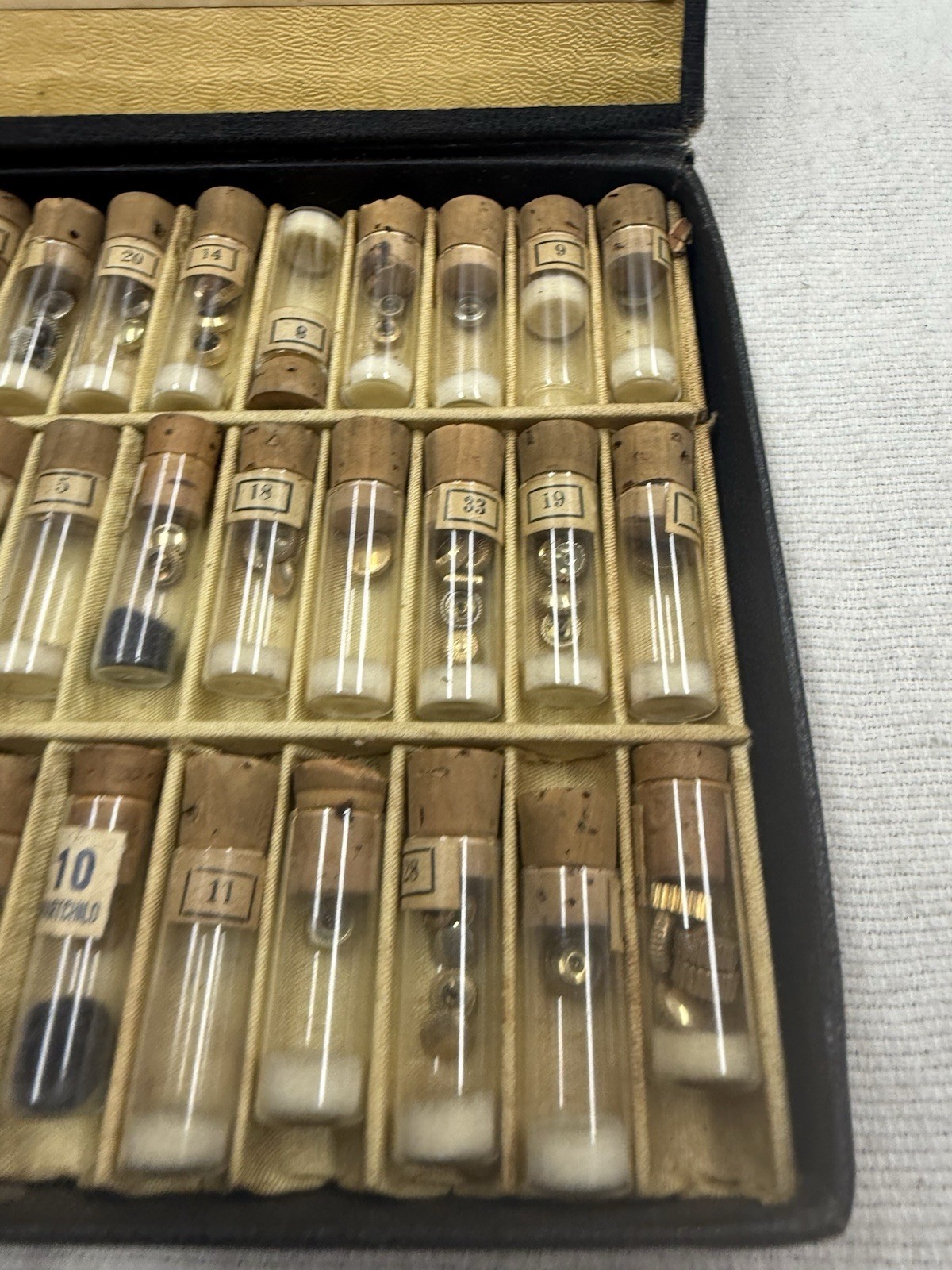 Vintage NOS Swartchild Box With Good Filled Crowns Bulova Waltham Swiss