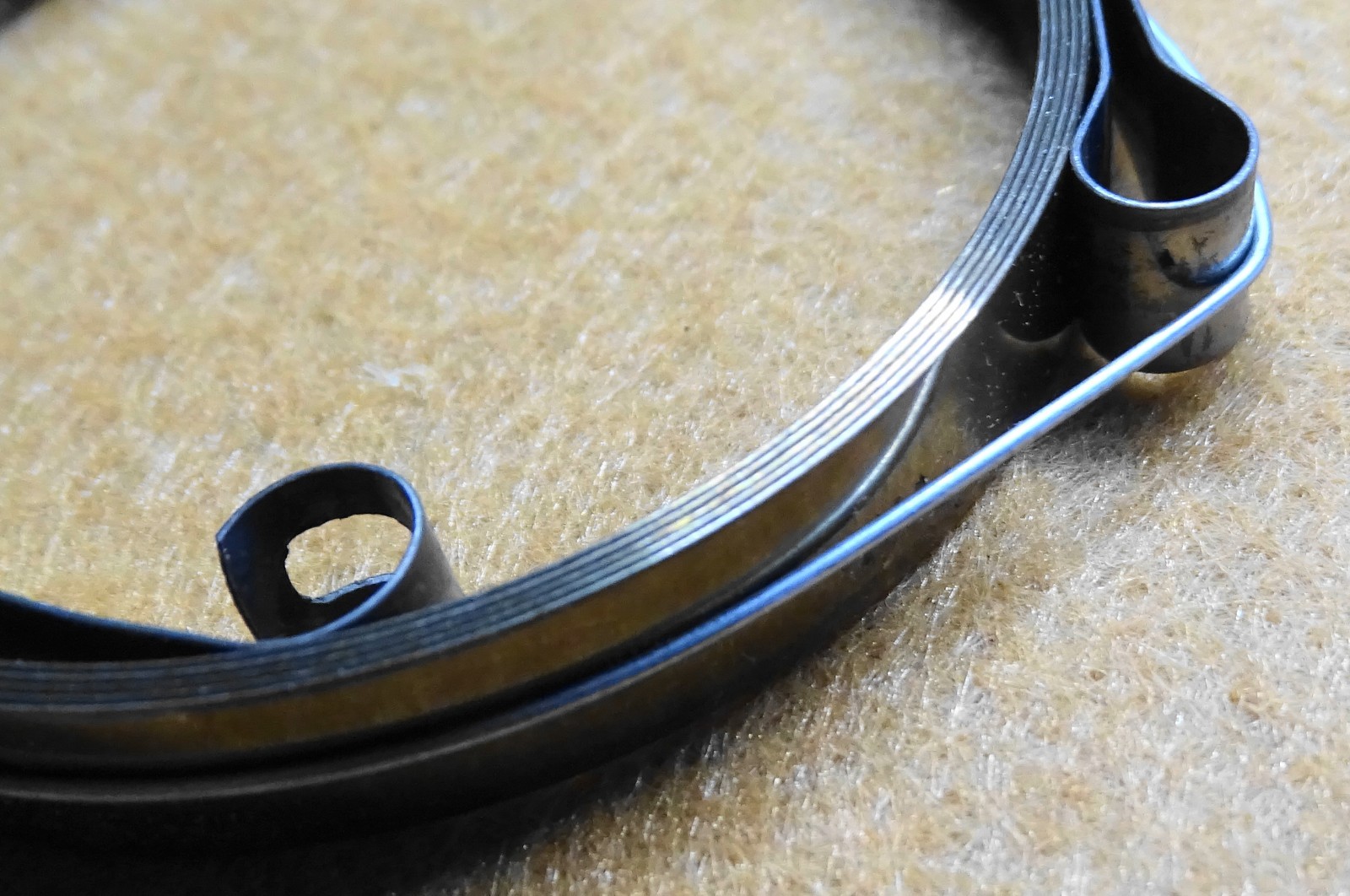 Clock Movement Spring SMI 95 – Ø 60 Height 7.5 Thickness 0.35 Length 1090