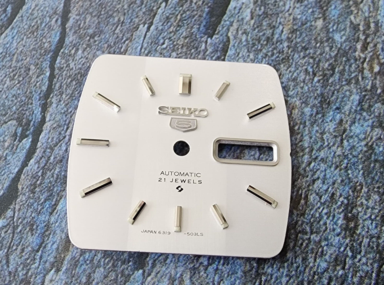 Nos Dial for Seiko 5 Automatic 6319-5021 NOS Vintage Watch.