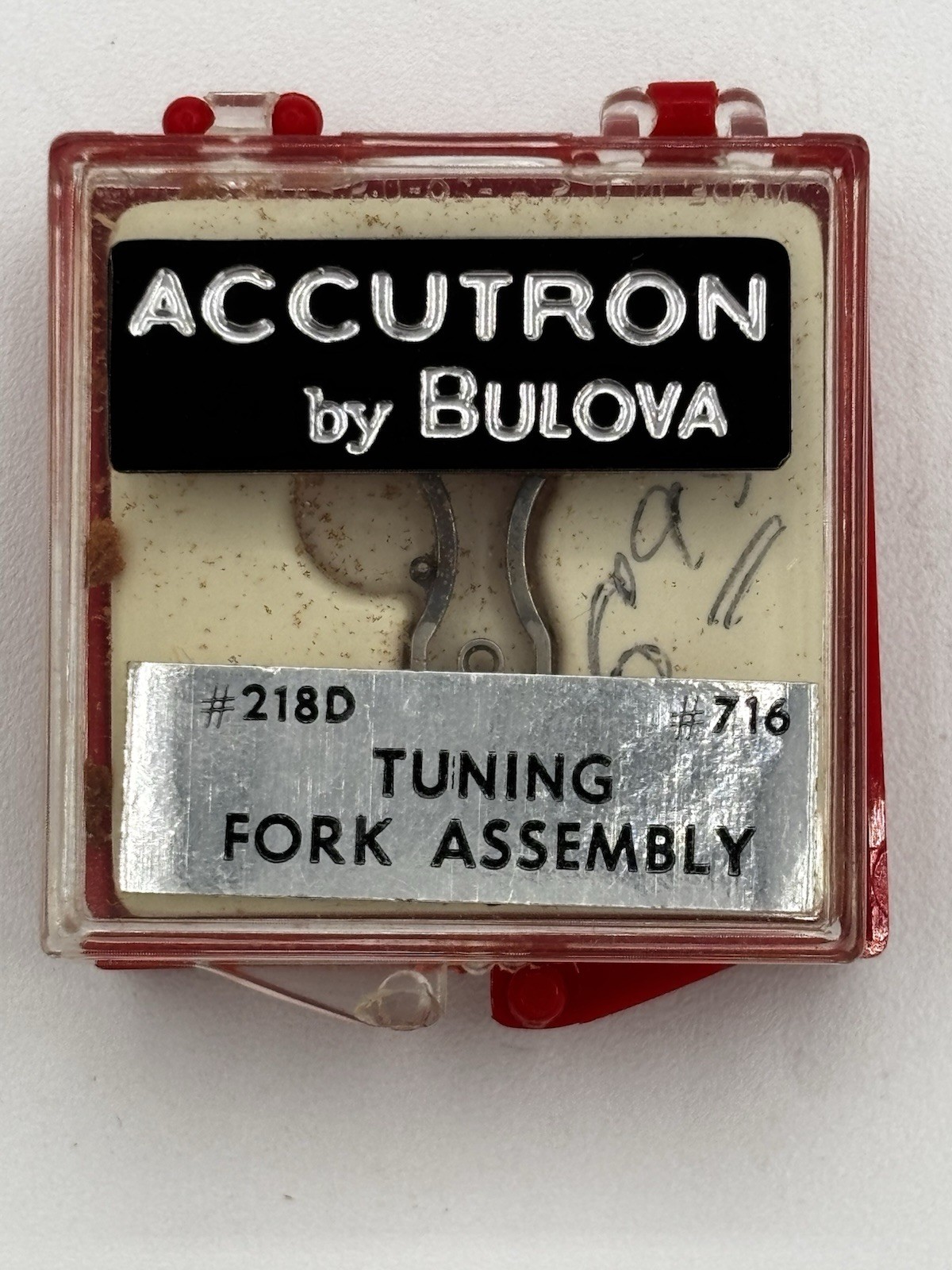 Acccutron Bulova Part #716 218D Tuning Fork Assembly
