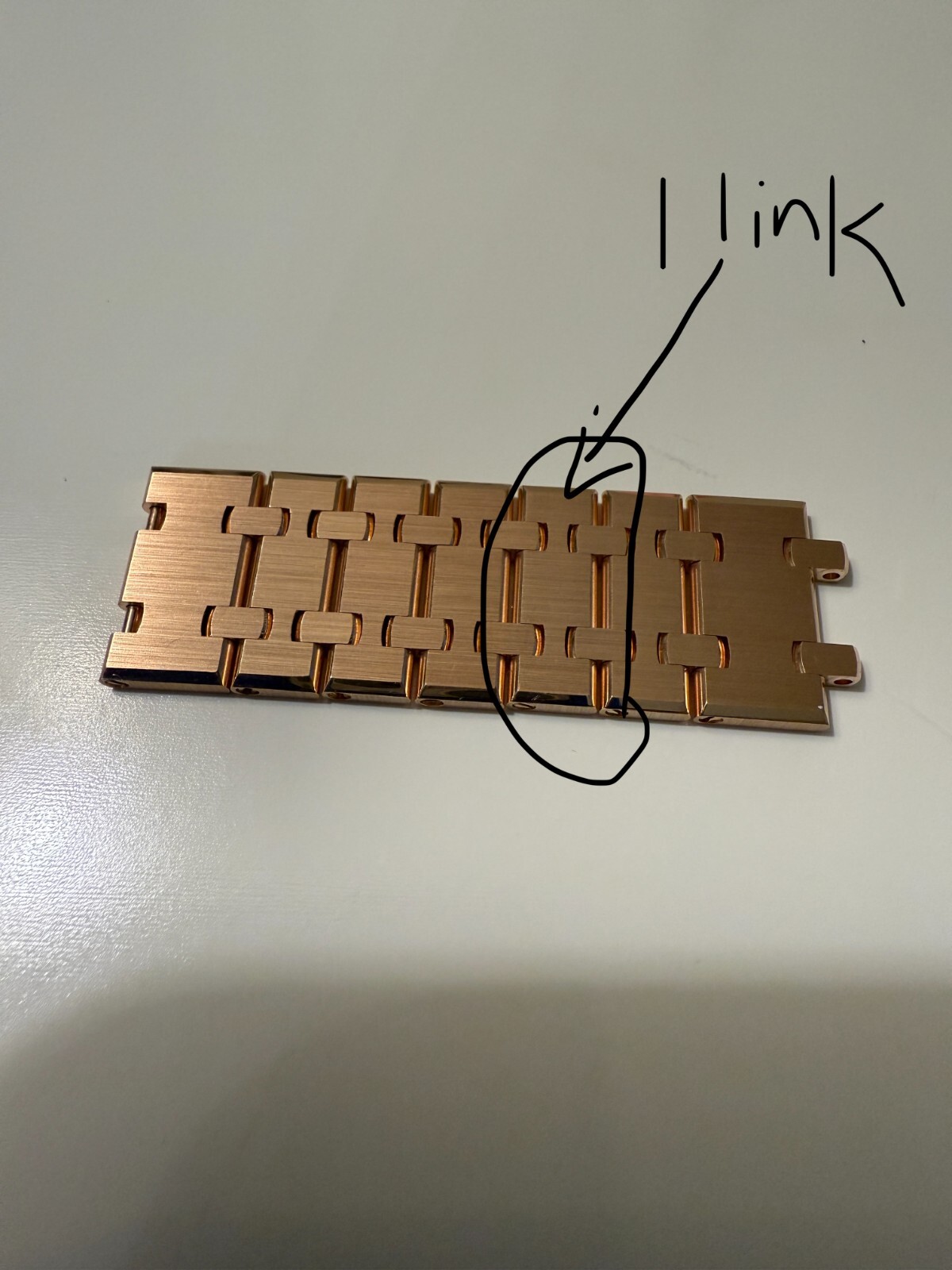 Audemars Piguet Rose Gold Bracelet Link 41mm 39mm 1320or 1220or 26240or 26331or