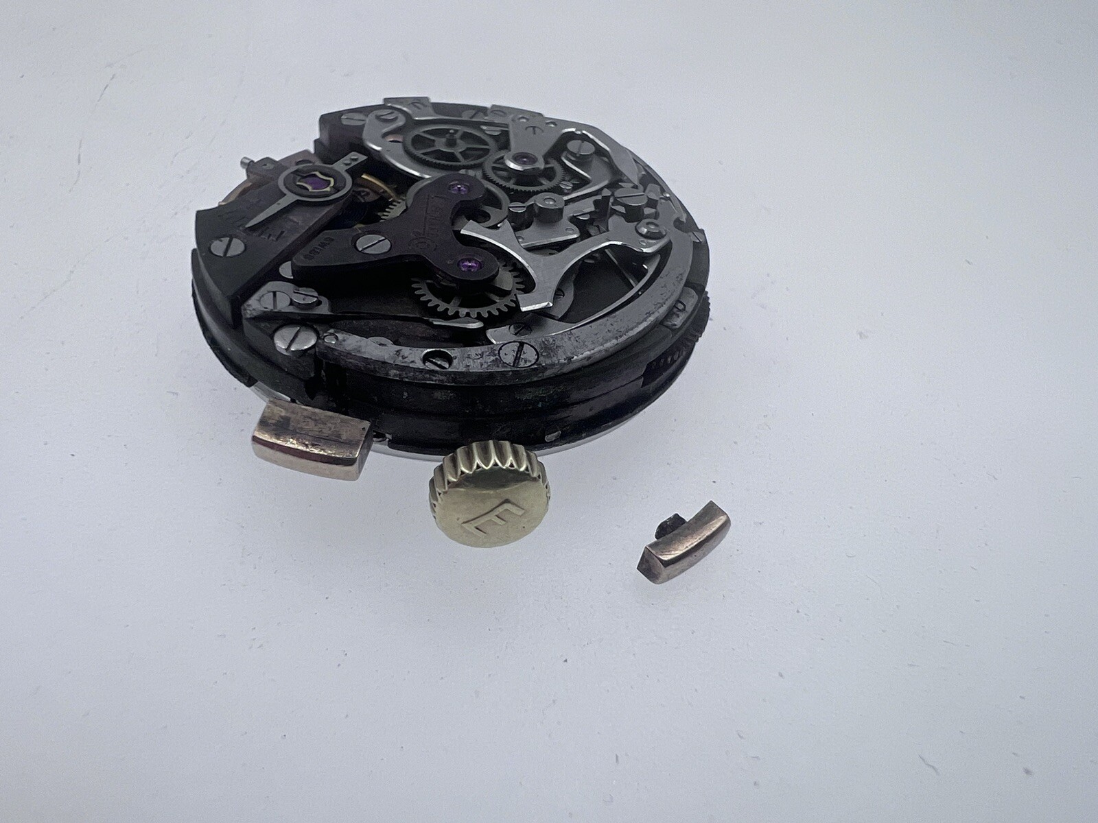 EBERHARD Calib. 14000 Complete and Working Movement To Overhaul Buttons