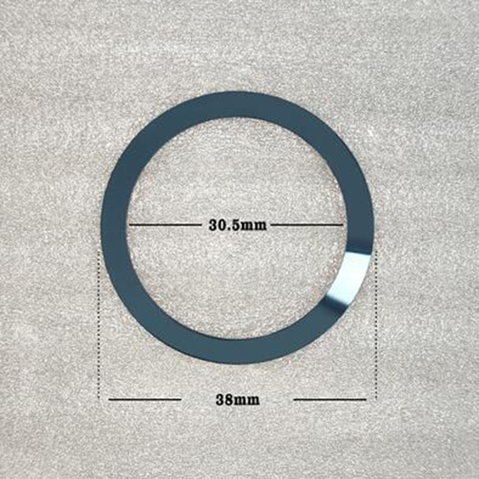 No Character Ceramic Bezel Ring Insert SUB 38mm 30.5mm Dia. for 40mm Watch Case
