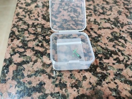 Watch Hands Green Luminous 8.5x12x12.5mm For NH34 NH35A NH36 7S36 4R36