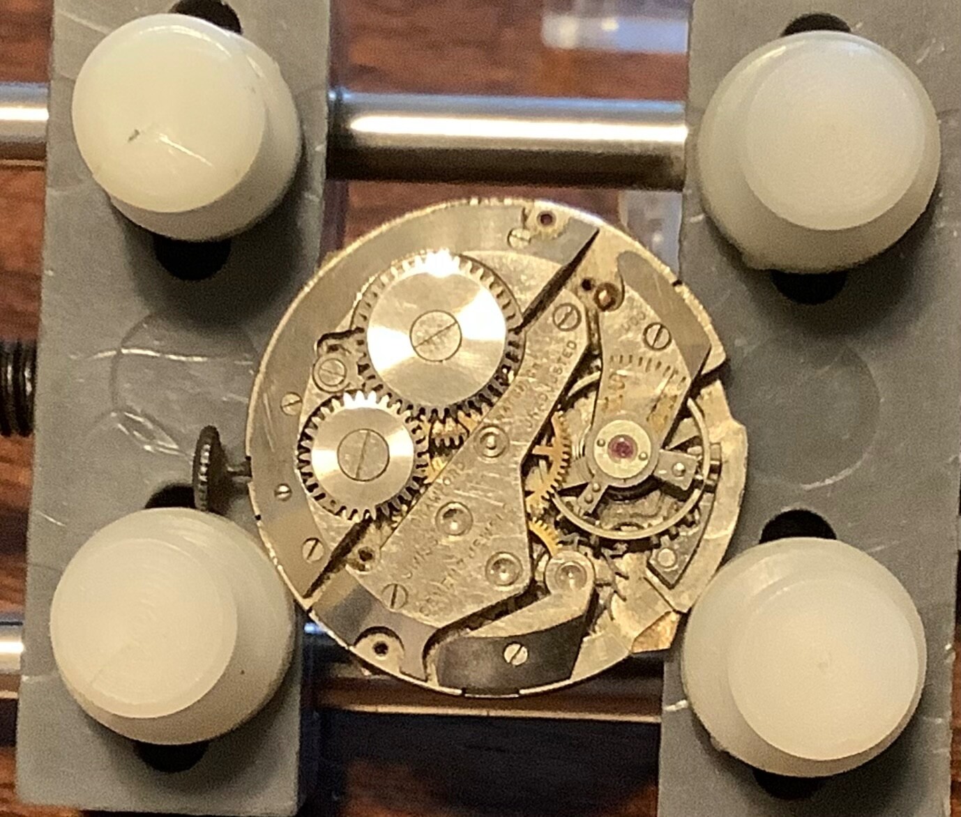 Crawford Watch Co. men’s Swiss made watch movement Seven Jewels Copper Dial