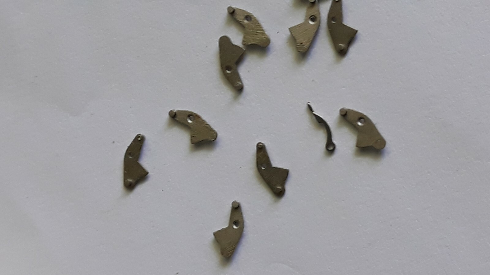 VINTAGE Lot NOS Original Molnija 3602A Setting lever 10pcs USSR watch parts