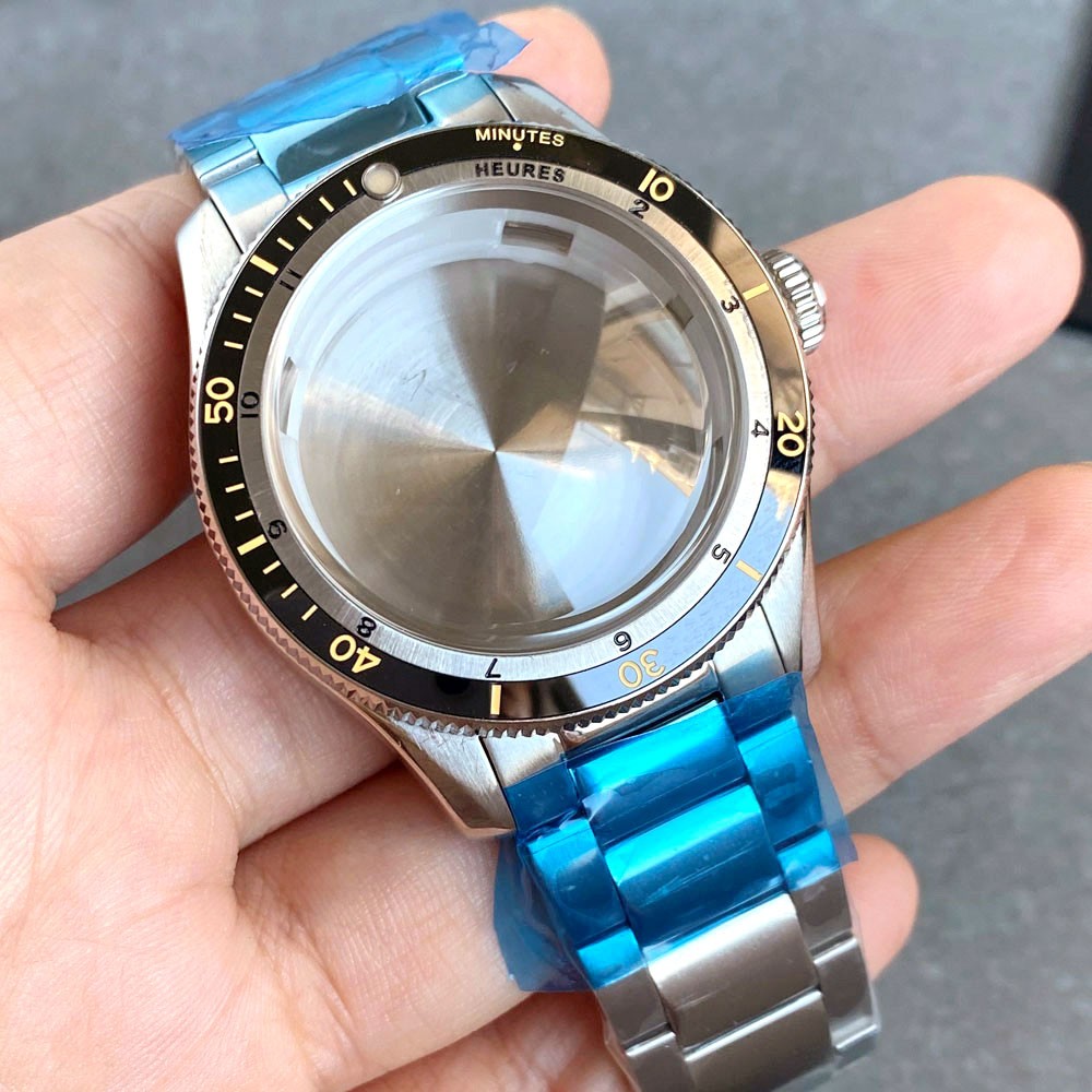 40mm 20ATM Waterproof Dive Watch Case Fit NH35 NH36 ETA2824 PT5000 SW200 Dial