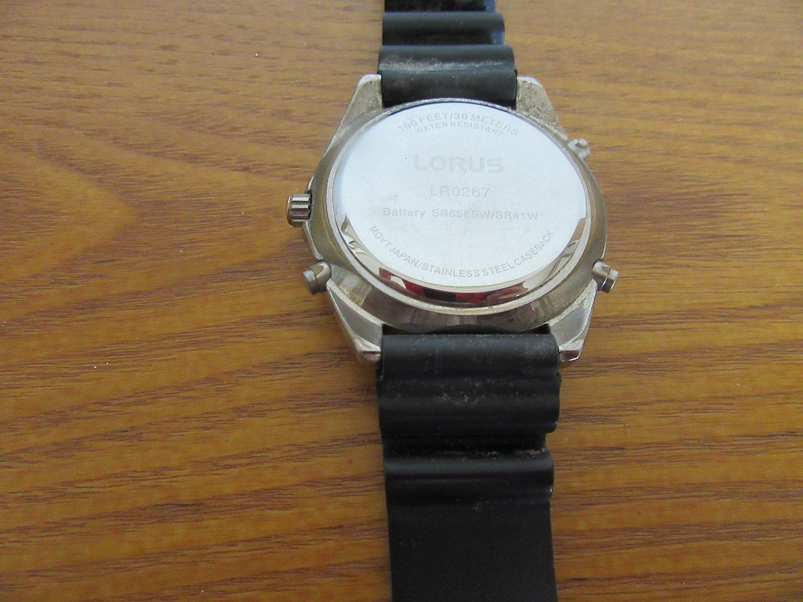 GENTS LORUS VINTAGE COMBO, DIGITAL & ANALOG FOR PARTS OR REPAIR. SKU 2131-11