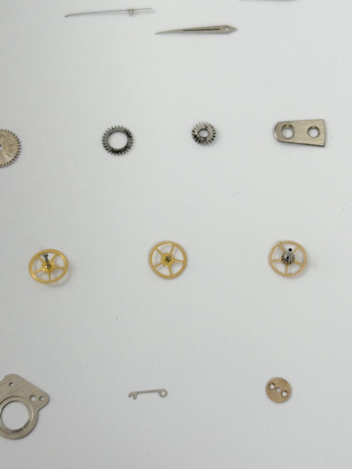 Vulcain Caliber 120 Movement Parts Balance Fork Wheel Spring Bridge Dial Case