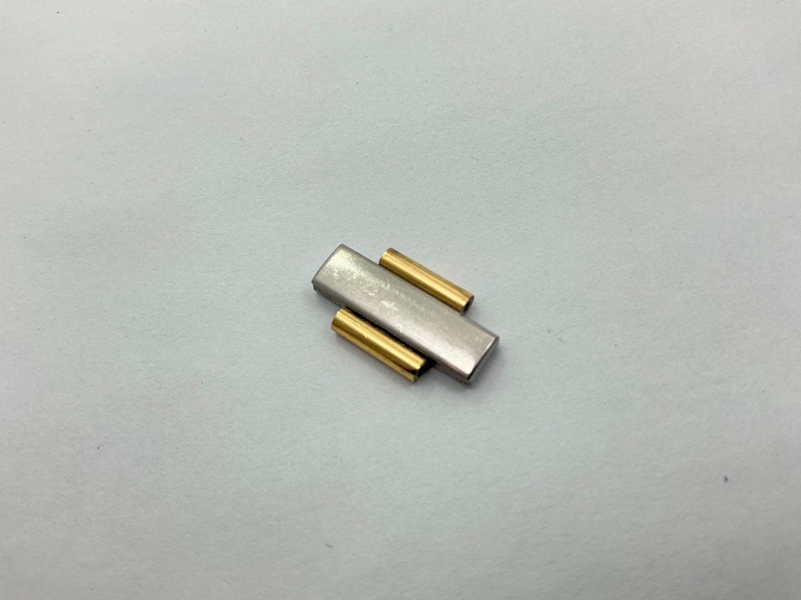 OMEGA Constellation 18mm SS 18k Full bar Clasp Connecting Link 1552/862 1551/861