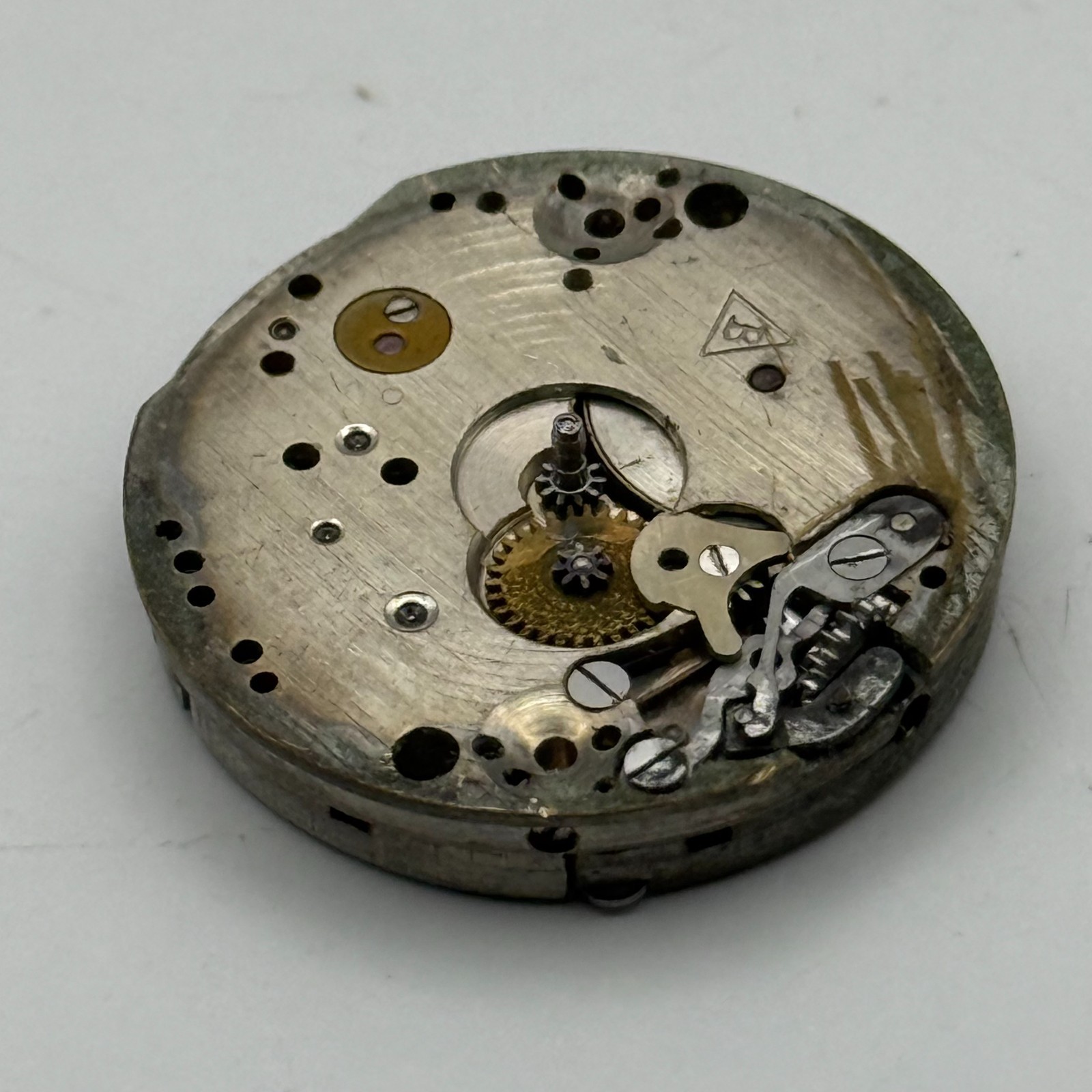 Buser Watch Movement B Good Balance Manual Wind Vintage Parts Repair 23.1mm