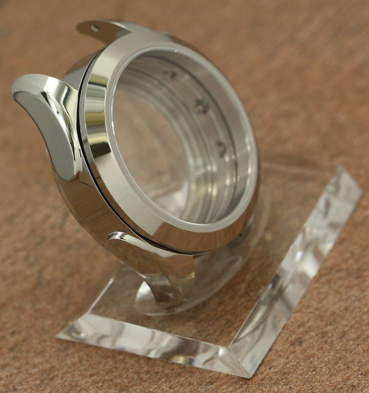 DIY SET for ETA Valjoux 7750 watch case + dial + hands sapphire 38mm 10ATM NEW