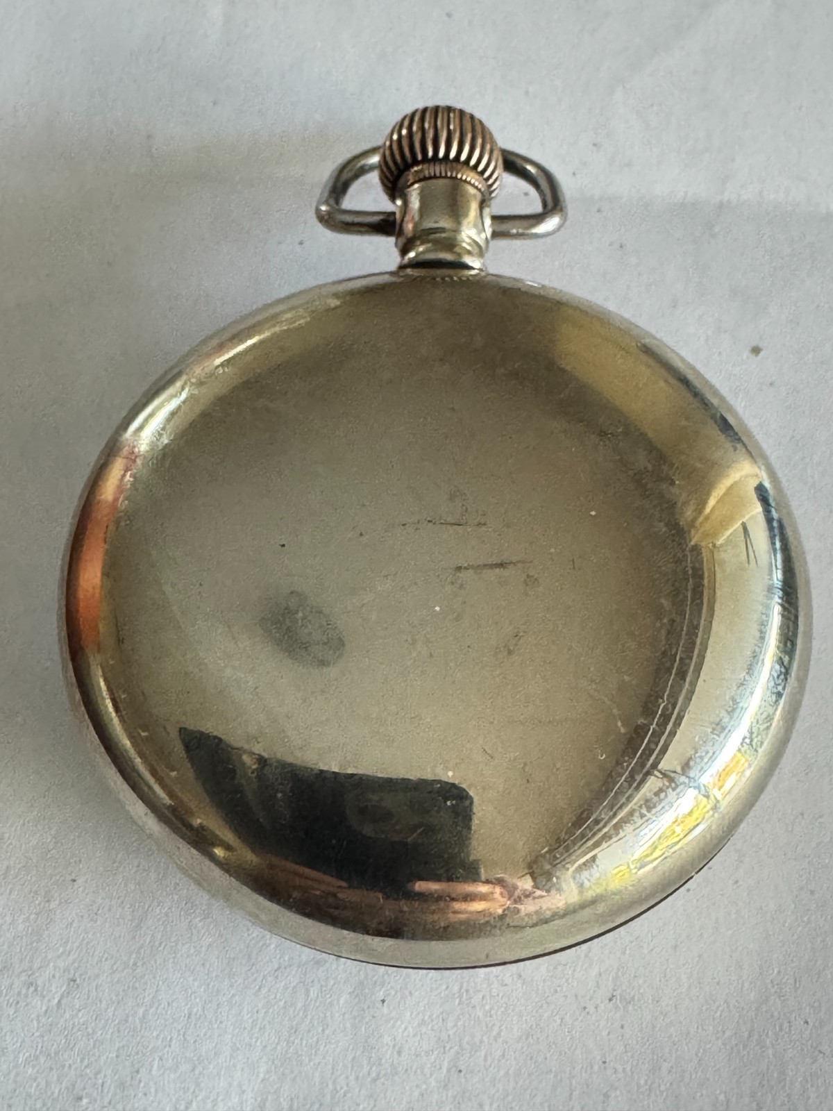 VINTAGE 18 SIZE CRESCENT SWINGOUT STYLE POCKET WATCH CASE PENDANT & LEVER SET