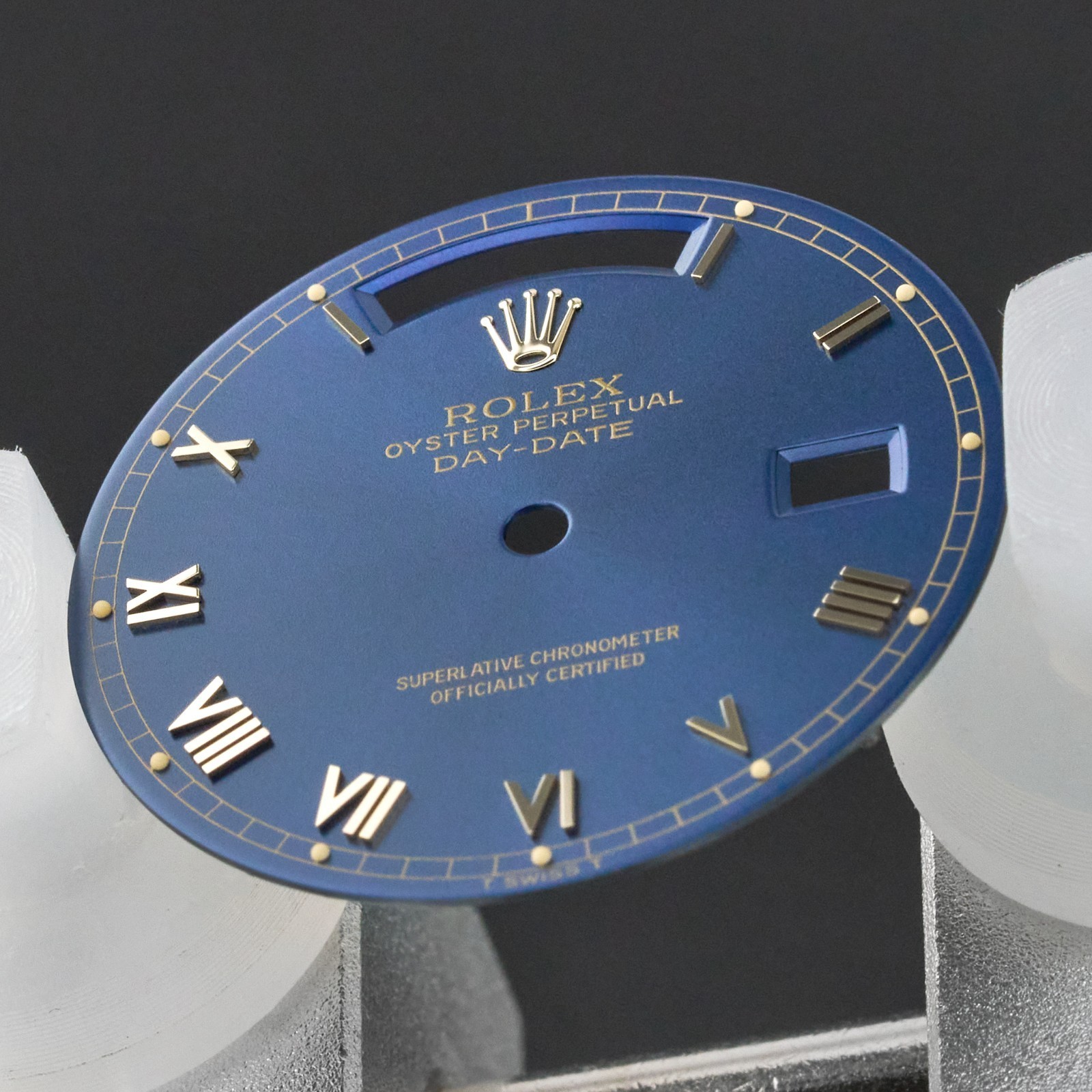 Rolex Day-Date, 18038/18238, Blue Roman dial, T Swiss T